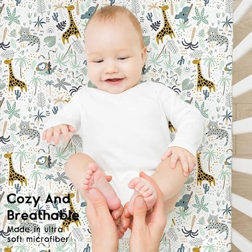 Yoofoss Baby Crib Sheets thumbnail 4