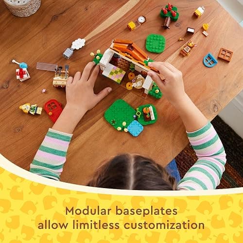 LEGO Animal Crossing Isabelle’s House Visit, Buildable Creative Toy Set for Kids, Includes Fauna and More Animal Crossing Toy Figures, Video Game Birthday Gift for Girls and Boys Ages 6 and Up, 77049 thumbnail 4