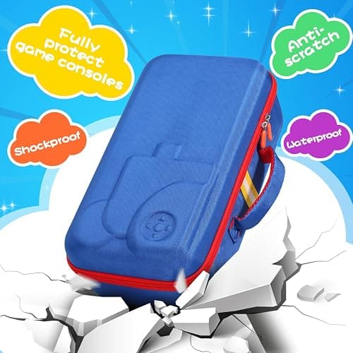 Hard Carrying Case Fits for Little Tikes Story Dream Machine Books Starter Set, Large Protective Travel Container Case for Storytime Audio Play Real for Littles Character Collection, Blue (Box Only) thumbnail 5