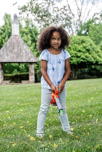 Husqvarna 125B Toy Leaf Blower, Light-Up Engine Makes Noise and Blows Out Real Air, Toddler Toys for Ages 3 and Up, Plastic, Orange/Gray, 589746402 thumbnail 8