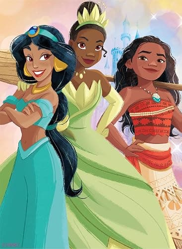 Ceaco - Disney Princess Collection - 5 Pack, 300-750 Piece Jigsaw Puzzles | Official Art, Made in USA, Recycled Board, Finished Size 21 x 15 in, Includes Poster, Frameable Art, Giftable thumbnail 6