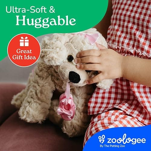 The Petting Zoo Ballerina Scruffy Dog Stuffed Animal, Dance Gifts, 10 in | Ballerina Scruffy Dog by Zoologee. Great for birthdays and dance recital gifts for girls thumbnail 9