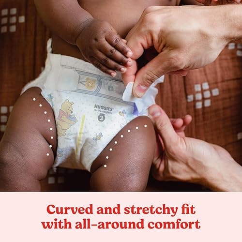Huggies Newborn Diapers, Little Snugglers Newborn Diapers, Size 1 (up to 10 lbs), 144 Count - Size 0/New Born (144 Count) thumbnail 6