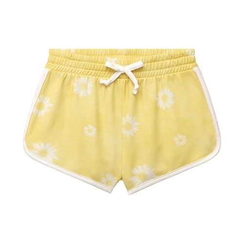 BTween Girls 4 Piece Active Performance Dolphin Shorts with Faux Drawstring, Sports Running Shorts for Kids thumbnail 4