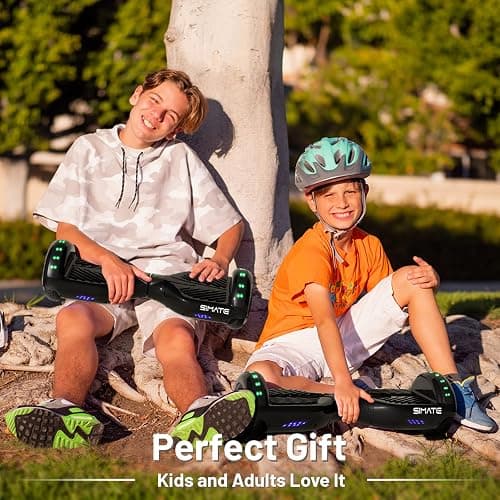 SIMATE Scooter, Bluetooth Speakers and LED Light-Up Wheels, APP Control, Dual 250W Motors, 8.5 mph Max Speed & 8.5 Miles Max Range, Gifts for Kids Adults Girls Boys thumbnail 6