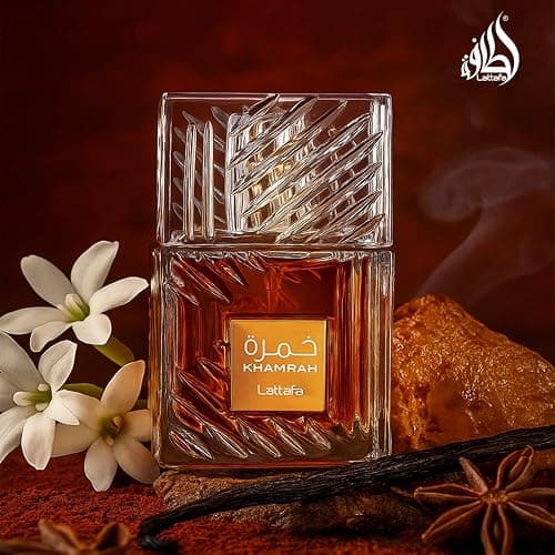 Lattafa Khamrah - Vanilla, Warm Spicy, Amber, Cinnamon - Eau de Parfum Long-Lasting Fragrance for Unisex, 3.40 Ounce / 100 ml thumbnail 6