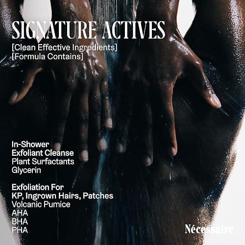 Nécessaire The Body Exfoliator. Eucalyptus. AHA/BHA/PHA. Resurface Skin. Smooth KP and Rough Patches. Hypoallergenic. Dermatologist-Tested. 180 ml / 6.1 fl oz thumbnail 6
