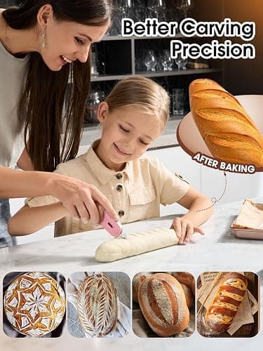CLUEAPOP Bread Lame Dough Scoring Tool, Professional Extractable & Magnetic Sourdough Scoring Tool for Sourdough Bread Baking & Bread Making Tools,Perfect Bread Scoring Tool thumbnail 5