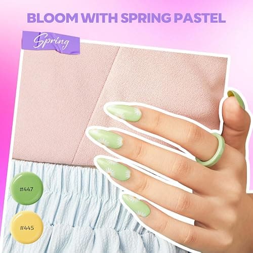 Modelones 133pcs Poly Extension Gel Nail Kit, 32 Colors All Seasons Poly Gel kit with Nail Lamp Slip Solution Builder Thickening Manicure Tools for Starter Salon DIY thumbnail 6