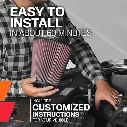 K&N Cold Air Intake Kit: Increase Acceleration & Engine Growl, Guaranteed to Increase Horsepower up to 13HP: Compatible with 1.6L, L4, 2012-2018 MERCEDES BENZ (CLA250, A160, A180, A200, A220)57S-6200 thumbnail 11