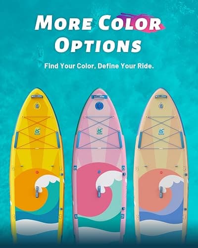 iTAOSTAR Billow 11'6"×36" Extra Wide Paddle Board with Seat, One-Stop Premium SUP Board Accessories, Tailored Fins, Stable Inflatable Stand Up Paddle Boards for Youth/Adults of All Skill Levels thumbnail 8