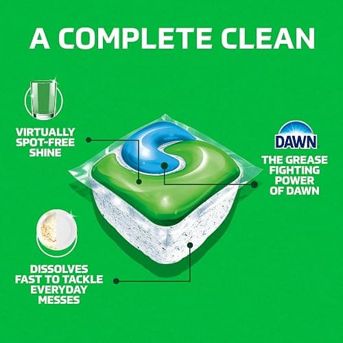 Cascade Complete Dishwasher Pods - Fresh Scent ActionPacs, Dishwasher Detergent, Dishwasher Soap, Detergent Pods, 78 Count thumbnail 2