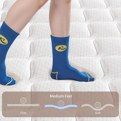 Elynight King Size Mattress,12 Inch King Mattress for Advanced Gel Memory Foam, Soft and Comfortable, Medium Firm, Pressure Relief, CertiPUR-US Certified thumbnail 3