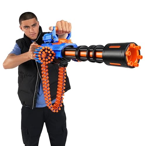 X-Shot Insanity Motorized Rage Fire by ZURU 72 Darts, Air Pocket Technology Darts, Dart Storage, Blasting Power, Auto Feeding Belt, Tripod & Scope, Outdoor Toy for Boys, Girls, Teens, Adults thumbnail 5