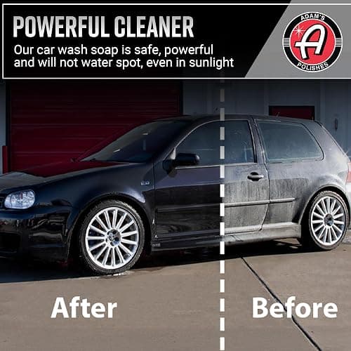 Adam's Polishes Car Wash Shampoo (Gallon) - pH Best Car Wash Soap For Snow Foam Cannon or Gun For Pressure Washer & 5 Gallon Bucket, Powerful Safe Spot Free Cleaning Liquid Auto Detergent thumbnail 3