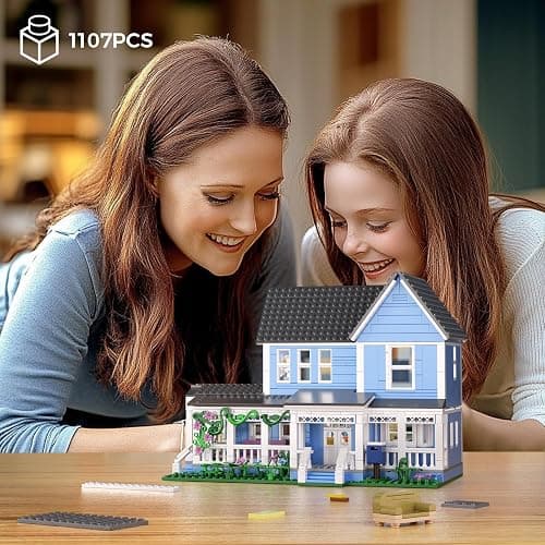 Gilmore Stars Hollow Luke’s Lorelai Movie House Building Block Toys Set,Compatible with Lego, Gift and Collectibles Decor Set for Family Sitcom TV Fans Girls Women Adult(1107 PCS) thumbnail 7