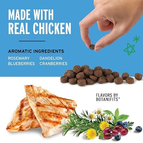 Pet Botanics 10 oz. Pouch Training Reward Mini Soft & Chewy, Chicken Flavor, with 500 Treats Per Bag, The Choice of Top Trainers thumbnail 3