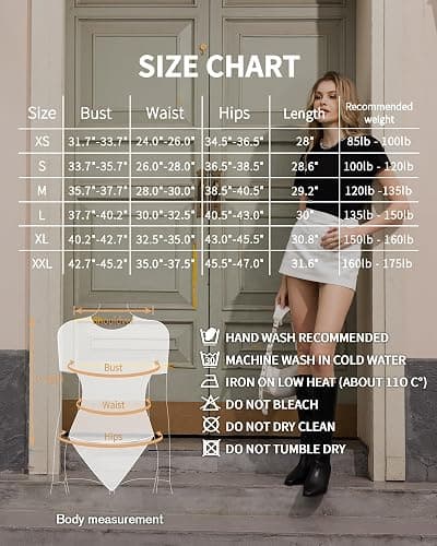 MANGOPOP Women's Round Neck Short Sleeve Bodysuit T Shirts Basic Body Suit Tops thumbnail 6
