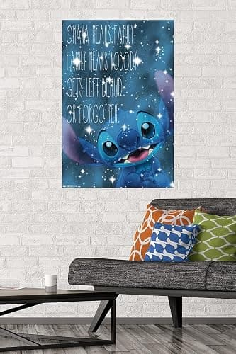 Trends International Disney Lilo and Stitch - Ohana Wall Poster, 22.375" x 34", Premium Unframed Version thumbnail 2