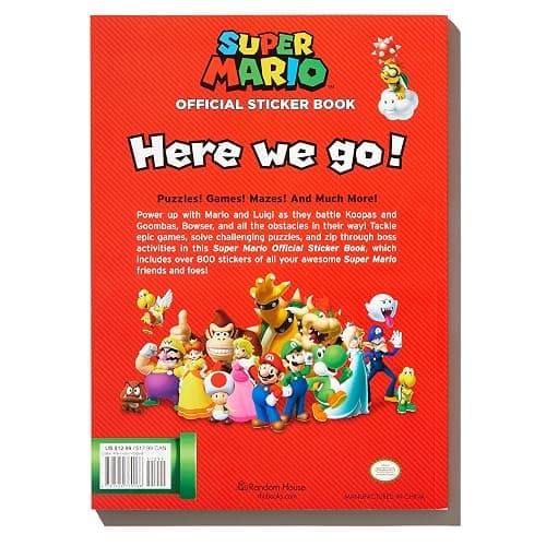 Super Mario Official Sticker Book (Nintendo®): Over 800 Stickers! thumbnail 9