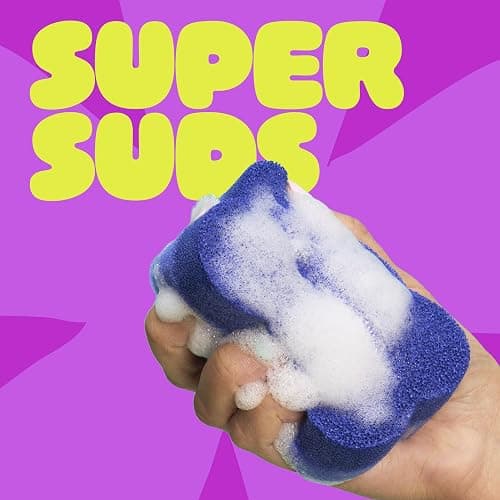 Brite by Scotch-Brite 2-Sided Scrub & Wipe, Scrubbing Kitchen and Dish Sponge, Midnight Mode, 6 Scrub Sponges thumbnail 3