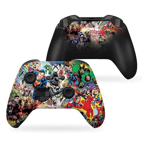 DreamController Comiccs Custom X-box Controller Wireless compatible with X-box One/Series X/S Proudly Customized in USA with Permanent HYDRO-DIP Printing(NOT JUST A SKIN) (MODDED) - Image 1