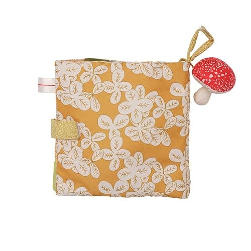 Manhattan Toy Deer One Soft Activity Crinkle Book & Fold Out Pat Mat for Baby, Toddler with Squeaker, Discovery Mirror and Teether thumbnail 3