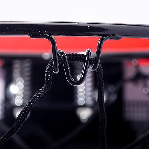 Franklin Sports Over The Door Indoor LED Basketball Hoops-Steel Rim Mini Basket-Includes Ball and Pump-Light Up Backboard thumbnail 10