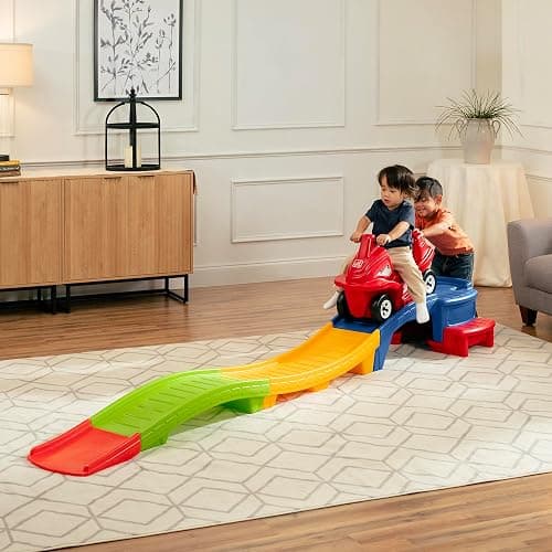 Step2 Up and Down Roller Coaster Toy for Kids, Ride On Push Car, Indoor, Outdoor Playset, Toddlers Ages 2, 5 Years Old, Compact Storage, Max Weight 50 Lb., Multicolor thumbnail 2
