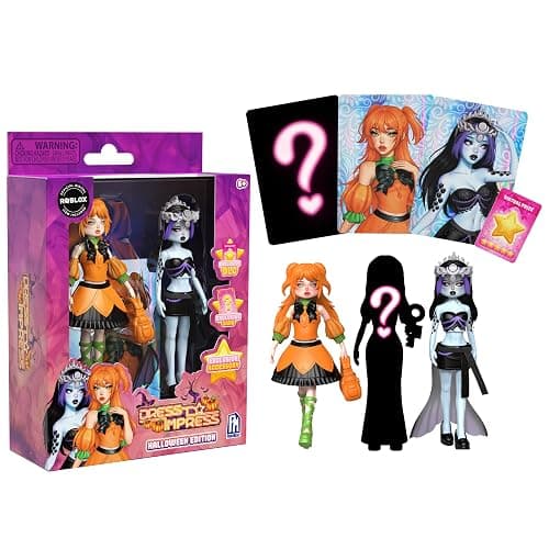 PhatMojo Dress to Impress — Mystery Models — Small Dolls 3-Pack — Halloween Edition — Series 2 — Includes DLC Code — Officially Licensed Collector Set - Image 1