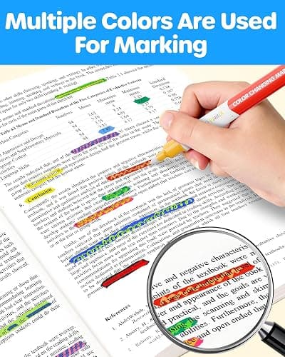 D-FantiX Color Changing Markers for Kids Adults, 24 Pack 48 Colors Dual Tip Magic Drawing Pens Art Supplies, Fun Arts and Crafts Coloring Set, Christmas Stocking Stuffers Gifts for Boys Girls Teens thumbnail 5