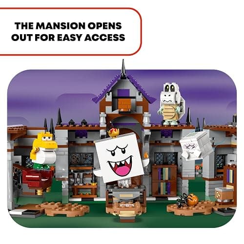 LEGO Super Mario King Boo's Haunted Mansion - Building Toy for Kids Ages 8+ - Mario Toy W/ 4 Minifigures - Gift for Boys, Girls, & Gamers - 71436 thumbnail 3