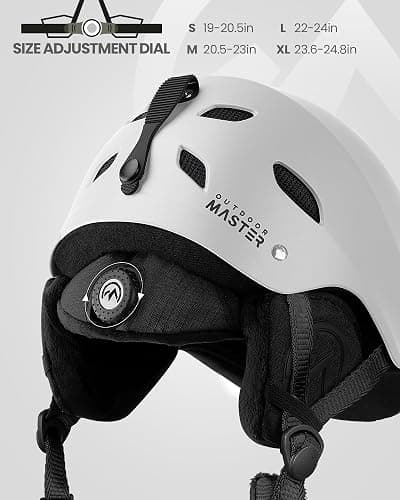 OutdoorMaster Kelvin Ski Helmet - Snowboard Helmet for Men, Women & Youth thumbnail 2