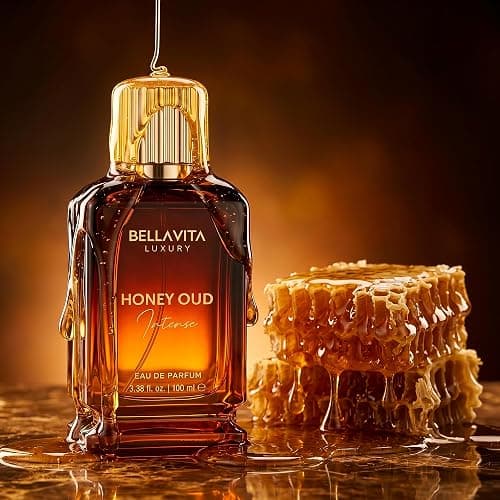 Bellavita Luxury Honey Oud Intense Eau De Parfum | Long-Lasting Unisex Perfume | 100 ml | Honey, Oud, Vanilla & Amber Fragrance | Rich Oriental Woody Perfume for Men & Women thumbnail 9