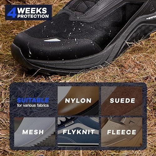 Shoe Protector Spray, Rain & Stain Waterproof Spray 8.45 OZ Nano Protectant for Sneaker, Nubuck, Canvas, Suede Shoes thumbnail 5