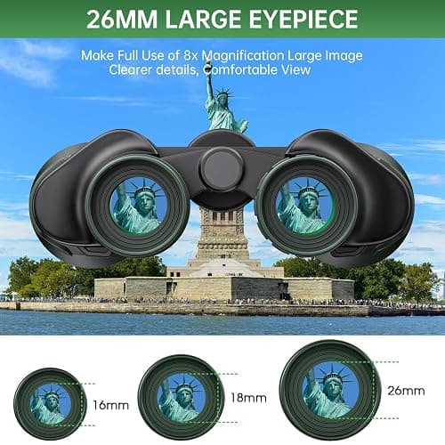 20x50 High Powered Binoculars for Adults, Waterproof Binoculars with Low Light Vision for Bird Watching Hunting Camping Travel Cruise Hiking Sports Stargazing, Gifts for Men Dad thumbnail 4