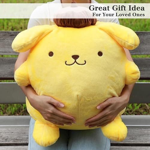 Juju Yellow Kawaii Plush (20 in) - Cute Stuffed Animal Kawaii Plushies - Peluche Big Stuffed Animals Plushie - Peluches Grandes Cute Plushies - Cool Stuff Plush - Plushy (Hpy) thumbnail 6