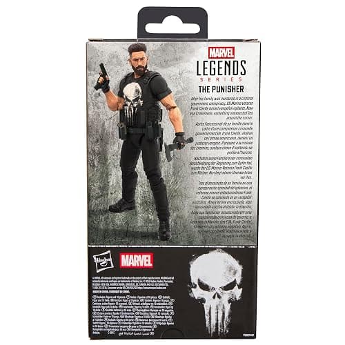 Marvel Legends Series Punisher, The Punisher Collectible 15-cm Action Figure Set thumbnail 10