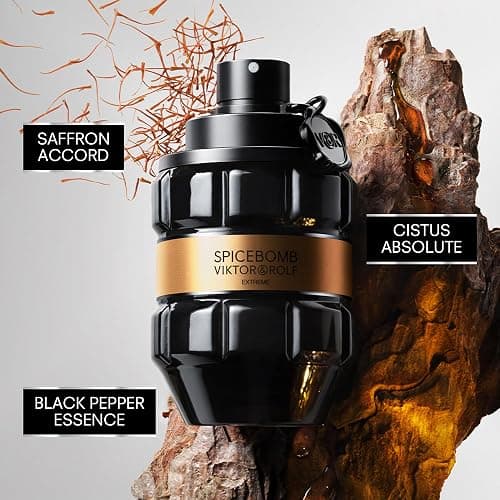 Viktor&Rolf - Spicebomb Extreme Eau de Parfum - Woody & Spicy - Cologne for Men - With Notes of Amber & Vanilla thumbnail 3
