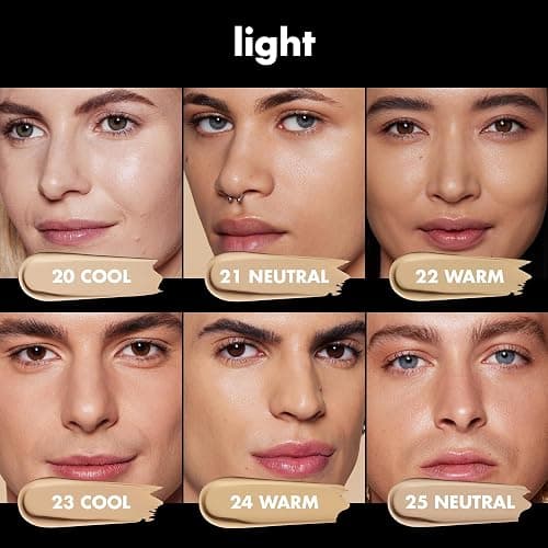 e.l.f. Soft Glam Foundation, Medium Coverage, Long-Lasting & Buildable Foundation For A Smooth, Satin Finish, Vegan & Cruelty-Free, 25 Light Neutral thumbnail 3