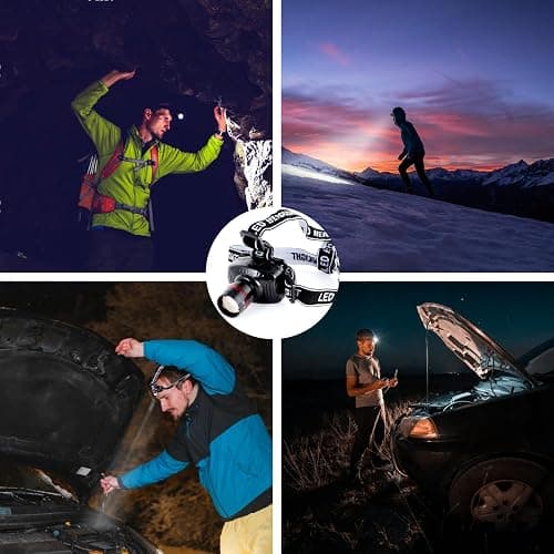 LIANXIN Car Roadside Emergency Kit, with Jumper Cables Automotive Kit,Car Safety Roadside Assistance Kit Headlamp,Tow Straps, Safety Hammers, Rainwear, Gloves.Black thumbnail 5
