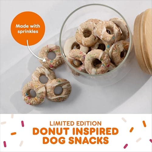 Milk-Bone Limited Edition Dunkin' Vanilla Glaze Flavor Biscuit Dog Treats, 8 Ounce (Pack of 2) thumbnail 4