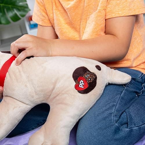 POUND PUPPIES Light Brown with Brown Short Ears Plush Toy thumbnail 5