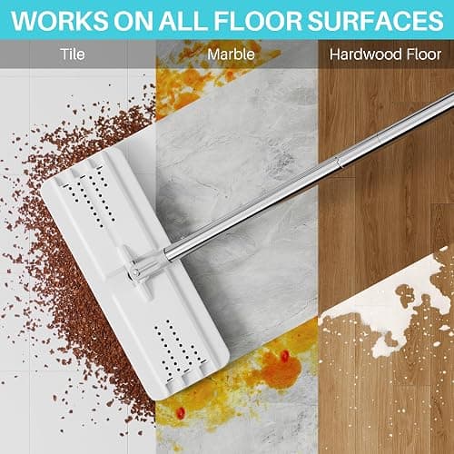 JOYMOOP 8L (2.1 Gal) Large Capacity Mop System with Extension Handle, Perfect for Household and Commercial Floor, Window, and Wall Cleaning - Includes 3 Washable Microfiber Pads for Wet and Dry Use thumbnail 7