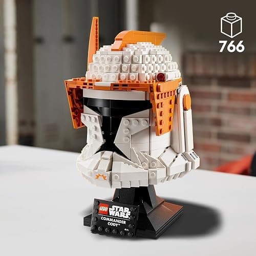 LEGO Star Wars Clone Commander Cody Helmet Collectible Set for Adults, The Clone Wars Memorabilia, Collection Gift Idea, Decor Display Model 75350 thumbnail 3