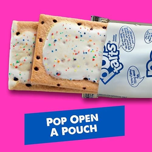 Pop-Tarts Toaster Pastries, Breakfast Foods, Kids Snacks, Value Pack, Fruit Lover's Variety Pack, 20.3oz Box (12 Pop-Tarts) thumbnail 11