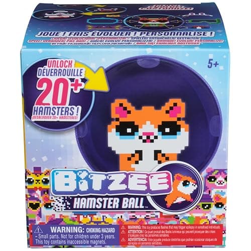 BITZEE, Hamster Ball Interactive Toy Hamster with Over 20 Hamsters Inside, Rolls & Reacts to Touch, Digital Pet Gifts & Stocking Stuffers for Kids thumbnail 9