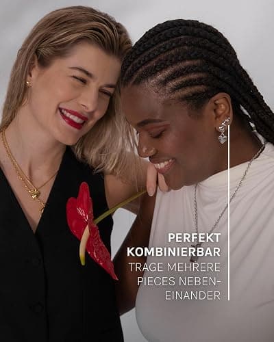 PURELEI® Secret Love Ohrringe – Elegante, verspielte Ohrstecker – Edelstahl – Schöne Damenohrringe in Herzform – Hawaiianisch inspiriert & wasserfest thumbnail 6