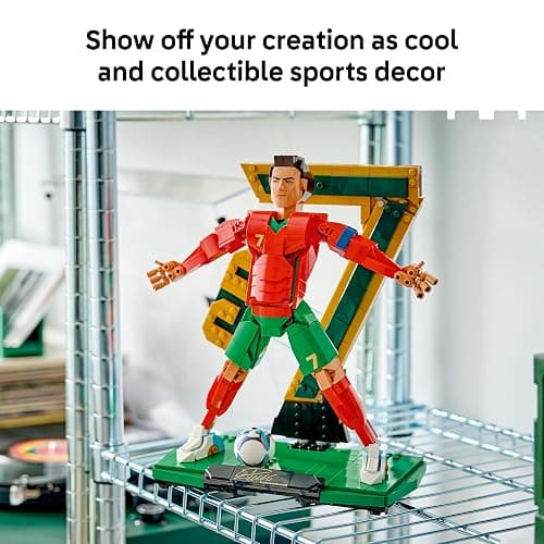 LEGO Editions Cristiano Ronaldo – Soccer Legend - Building Set for Boys & Girls, Ages 12+ - Collectible Soccer Gift with Plaque - Kids Bedroom or Shelf Decor - 43016 thumbnail 6