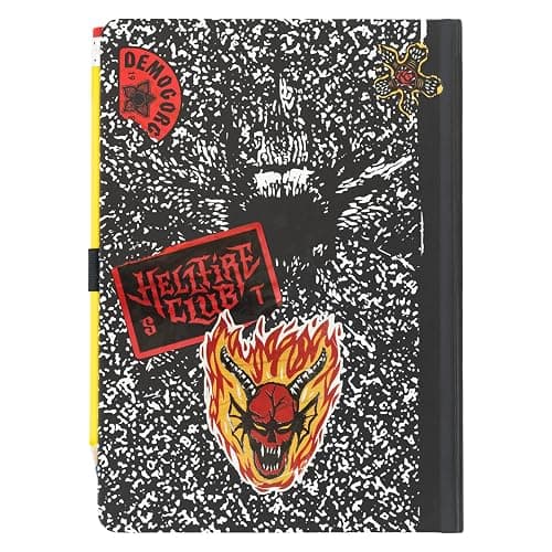 Notebook Journal Stranger Things Official | Hardcover Journaling Notebooks + Pencil | A5 Notebook | Cute Notebooks | 192 Lined Pages thumbnail 3